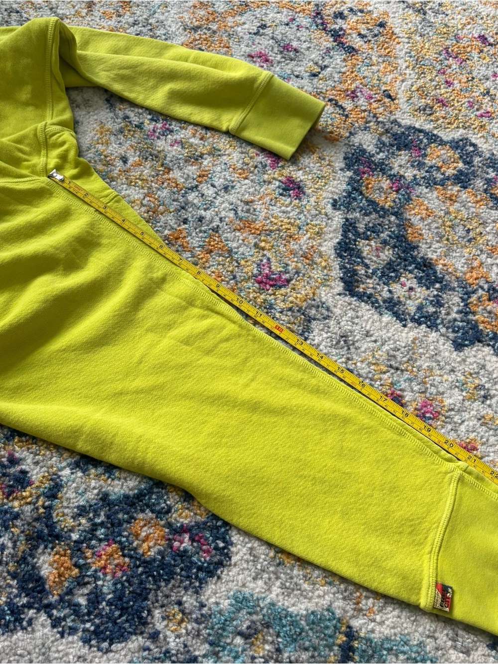 FreeCity sunfades track pants yellow sweatpants women’s Size Medium - Picture 7 of 7